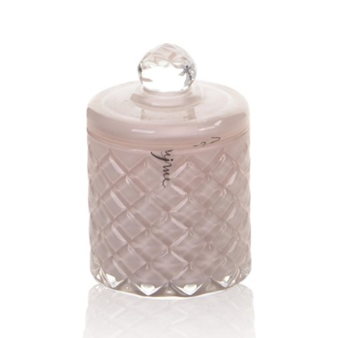 CANDELA IN VETRO CIPRIA 8.5X13